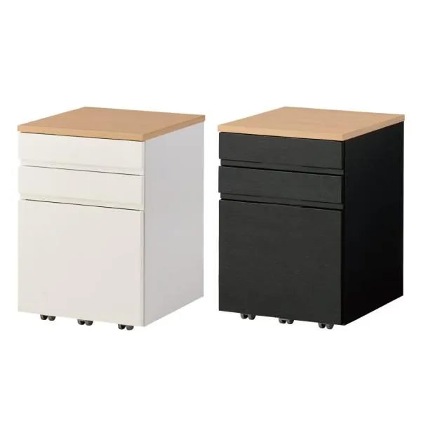 コイズミ Reshet ワゴン MDW-157 MOWH色 MDW-158 WTBK色 フルオープンレール 学習デスク 学習机 コイズミファニテック KOIZUMI リシェット お客様組立品