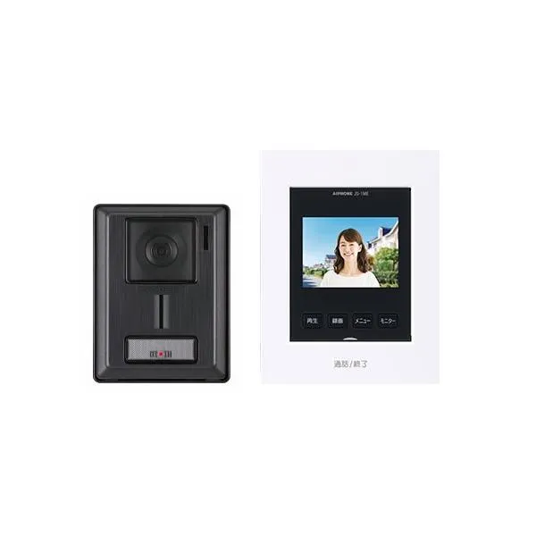 アイホン JS-12E テレビドアホン 録画機能付 電源直結式 3.5型モニター 20台セット【JS12E】