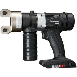 パナソニック(Panasonic) 充電油圧マルチ EZ46A4 デュアル(14.4V/18V対応) IP56 別売アタッチメント使用可能(圧着・ケーブル切断・圧縮・打ち抜き)本体のみ(電池パック・充電器・ケース別売) ブラッ