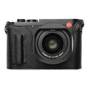 MR.STONE (受注生産) LEICA Q3 専用本革ボディケース グリップ付 ヴィンテージ ブラック PTAX001