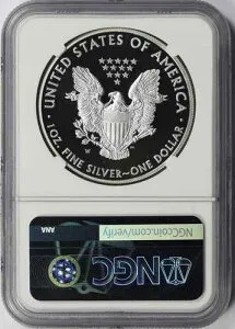 2012-W 1ドル プルーフ アメリカン シルバー イーグル NGC PF69 ウルトラカメオ