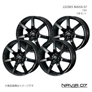 NAVIA 07 86 ZN6(4ポットキャリパー除く) アルミホイール 4本セット 0039574×4【18×7.0J 5-100 INSET47 PBK】