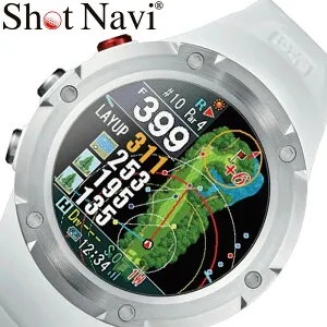 ショットナビ 腕時計 Shot Navi 時計 エボルブ プロ EVOLVE PRO ホワイト 白 ゴルフ ゴルフ用品 腕時計型 飛距離 測定器 飛距離計測機 GPS ナビ GPSナビ スコア スコアカウンター グリーン 距離 距離