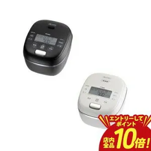 【P10倍（要エントリー）＋クーポン／お買い物マラソン】タイガー 炊飯器 JRI-G100 | TIGER JRIG100 圧力IHジャー炊飯器 ご泡火炊き 5.5合炊き オフホワイト オフブラック