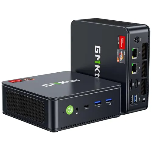 ミニ PC Ryzen 7 7730U搭載 5825Uより速い GMKtec M5 Ultra mini pc【64GB DDR4 +16TB M.2 SSD （拡張可能）】最大4.5GHz Win11 pro ミニPC 2.5G 有線LANポート4K3画