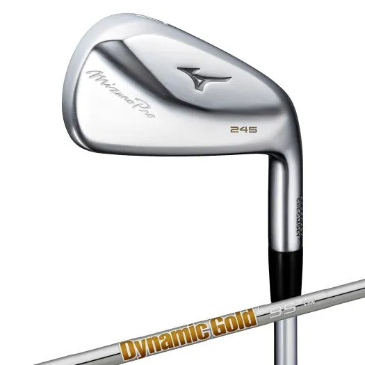 MIZUNO SHOP [ミズノ公式オンラインショップ] Mizuno Pro 245 アイアン 6本組(No.5～9、PW)(Dynamic Gold 95 スチールシャフト付) ユニセックス 5KJWS33306