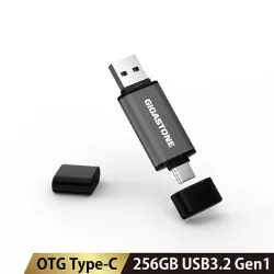 Gigastone USBメモリ 256GB 2in1 デュアル OTG フラッシュドライブ Z40 USB 3.2 Gen 1 Type-C & USB-A対応 高性能 耐久性 USB 2.0 / USB 3.0 / USB 3.1 にも対応