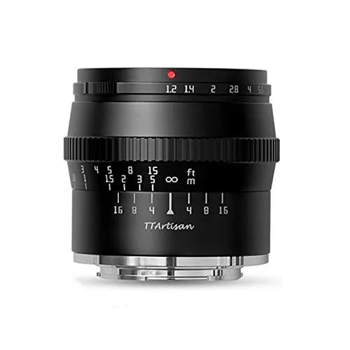 TTArtisan 50mm F1.2 RF APS-Cマニュアルフォーカスカメラレンズ Canon RF マウントカメラ eos R RP R5 R6 R7 R10用