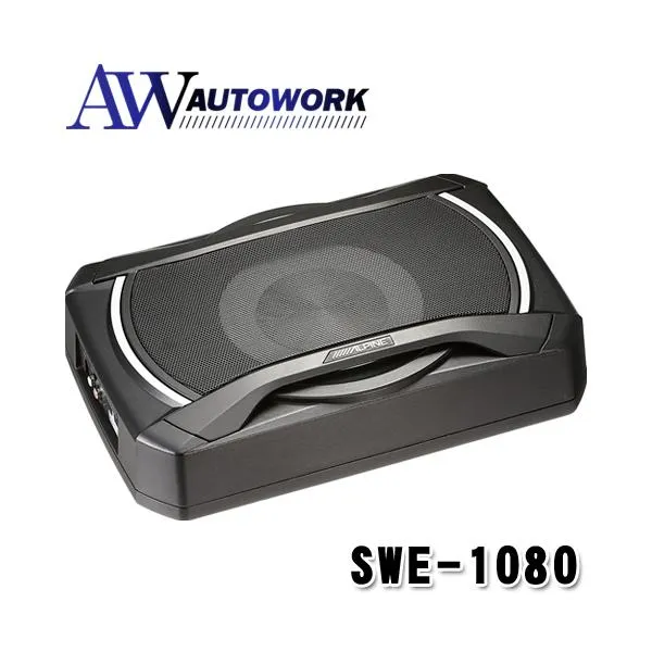 ALPINE アルパイン パワードサブウーファー SWE-1080