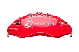 M'z SPEED キャリパーカバー レッド リア クラウンスポーツ AZSH36W R5.11～ 2.5L Z ※北海道は送料2000円(税別)、沖縄・離島は要確認