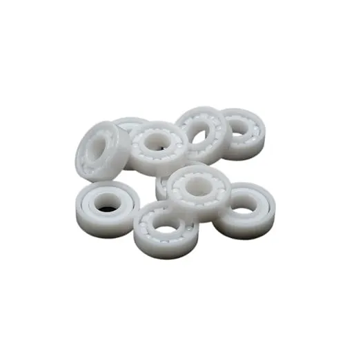 フルセラミック 608 ベアリング ZrO2/Si3N4 セラミック インライン スピード スケート 7 ビーズ 608RS ファスト(16 pcs White Ceramic)