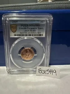 2009年 PCGS MS65RD リンカーン結成年 DDR FS-801-