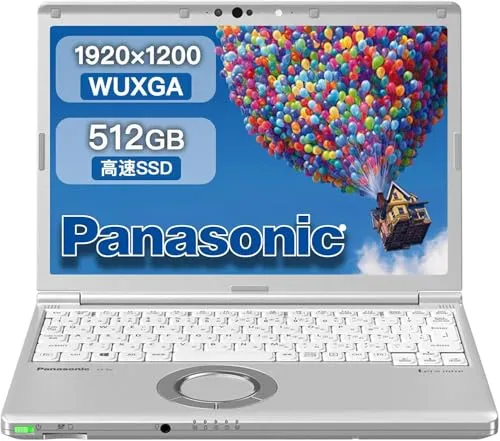 【整備済み品】【WUXGA 16:10・軽量モバイル】Let’s note SV7 12.1型 i5-8350U/8GB/512GB SSD/Win11 Pro/WPS Office/HDMI・VGA/有線LAN/SDカード