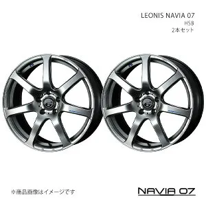 【18インチ 5H100 7.0J +47】アルミホイール2本セット 86 ZN6/GR NAVIA 07 HSB 0039575×2