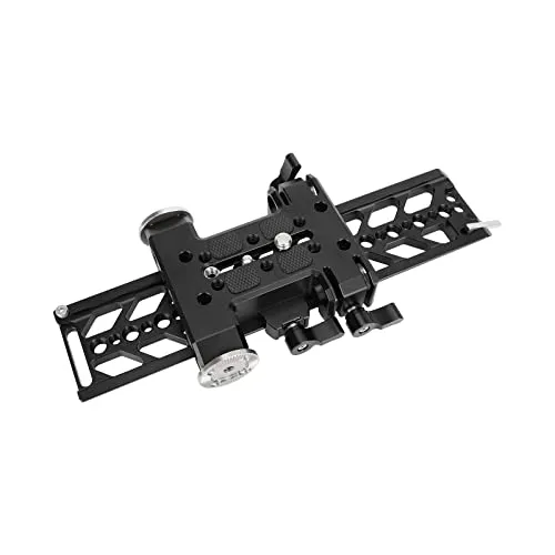 CAMVATE 10インチ ダブテールプレート 15mmダブルロッド&M6ロゼットアダプター付き ビデオカムコーダーアクセサリー用 - 3116