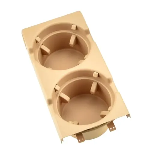 車用カップホルダー 追加 Compatible With For 320i 330xi 2001 2002 2003 2004 2005 51168217953 51168217955 車フロントセンターコンソール収納ボックス カップホルダーに対応