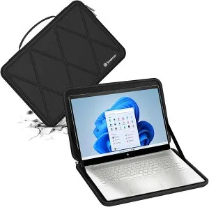 互換品 ハード保護スリーブケース 17.3インチ HP Envy Laptop 17t/17 470 G9/G10 Notebook PC 17/17t-cn300 OMEN 防水 (Black, For HP 17.3インチ（M118）)