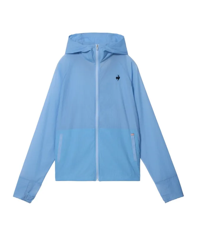 獲得ポイント79pt 1% OFF／SALE 【送料無料】ルコックスポルティフ(le coq sportif) ウインドブレーカー ジャケット ポケッタブルUVカットウィンドジャケット LT6SWB31L レディース BL00 M