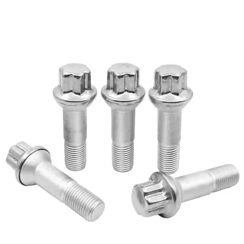 ホイールロックボルト Compatible With For W164 W166 X204 X166 W221 W222 V222 X222 W251 C216 C217 C292 5 個ホイールラグボルトナットカーパーツと互換性あり