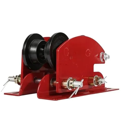 電動ホイスト マテリアルハンドリングツールリフティングクレーンカート手動トロリー 4/6 プーリーに適合 PA200 PA250 A300 PA400 PA500 に適合(6 Wheels 0.5 Ton)