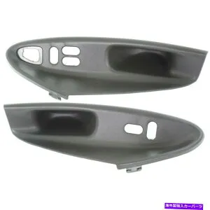 WINDOW SWITCH フォードペア用ウインドウスイッチベゼルセット2フロントの左と右クーペLH＆RH Window Switch Bezels Set of 2 Front Left-and-Right Coupe LH & RH for Ford Pair 【並行輸入品】