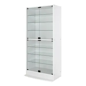 JAJAN フィギュアラック ザ サード ワイド 開き戸 幅83cm 奥行39cm 高さ182cm ハイタイプ コレクションケース コレクションラック