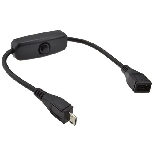 kenable USB 2.0 ON/OFF プッシュスイッチ Micro B AndroidデバイスまたはRaspberry Pi用