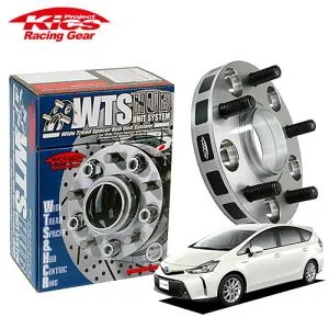 協永産業 Kics ワイドトレッドスペーサー W.T.S.ハブユニットシステム プリウスα ZVW40W ZVW41W ネジM12 x P1.5 5穴 PCD114.3 ハブ径60Φ 厚み11mm