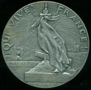 フランス 1882 年に大量の銀メダルを獲得した愛国者リーグ、キビブ?フランス？ by ドボワ