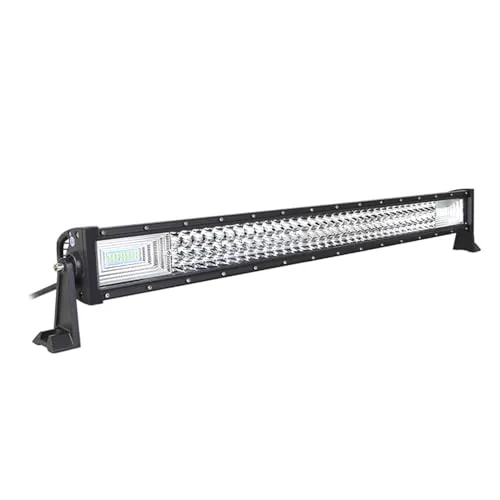 ストレート LED ライトバー、22 32 42 52 インチ 7D LED ライトバー オフロード 4x4 コンボビーム LED ワークライトバー 12V 24V トラクター ボート オフトラック SUV ATV 4WD,42inch