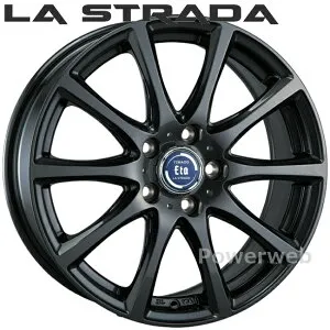 [ホイールのみ単品4本セット] LA STRADA TIRADO ETA 18インチ×7.5J PCD：114.3 穴数：5 インセット：38 トヨタ純正平座仕様 グラファイト グレー LETA875K38GGT ラ ストラーダ ティラード イータ 阿部商会