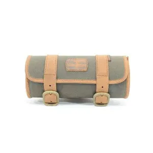 LONGRIDE ヘリテージ ツールバッグ・ラウンド 2L（カーキ） CUS121WKHA ロングライド ツーリング用バッグ 汎用