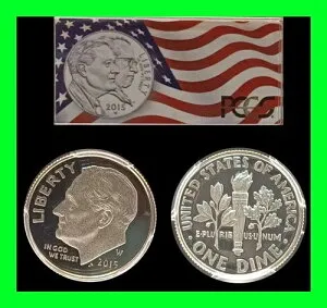 素晴らしい2015-W 10C シルバー ルーズベルト マーチ・オブ・ダイムズ ファースト・ストライク - PCGS PF70 DCAM