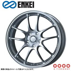 ENKEI PF01 15×8.0J PCD100 4H INSET+35 ボア径φ75 スパークルシルバー (SS) 15インチ ホイール単品 1本 エンケイ ENKEI パフォーマンスライン PerformanceLine