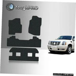 Floor Mat ToughPROフロアマット+キャデラックエスカレードESVバケット2007-2014用3列目ブラック ToughPRO Floor Mats + 3rd Row Black For Cadillac Escalade ESV Bucket 2007-2014 【並行輸入品】