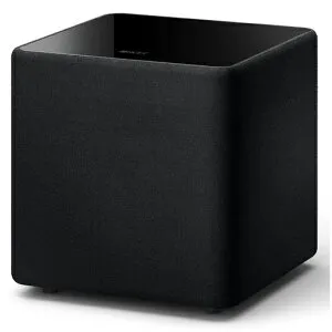 KEF JAPAN Kube 8 MIE(ブラック) サブウーファー Subwoofer 【当店のKEF製品は国内正規代理店品です】 8インチ フロントファイアリング型 アクティブサブウーファー