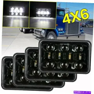 USヘッドライト ケンワースピータービルト357 379 379 LEDヘッドライトProjector Hi / Loシールビーム 4x6 For Kenworth Peterbilt 357 379 378 LED Headlights Projector Hi/Lo Seal Beam【並行輸入品】