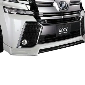 ブリッツ ヴェルファイア 30系 フロントリップスポイラー FRP製 未塗装 60190 BLITZ AERO SPEED R-CONCEPT 直