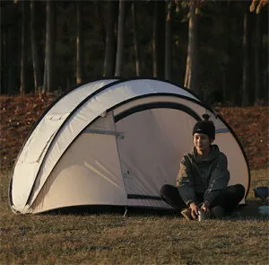 ワンタッチテント ポップアップテント テント テント ワンタッチ テント 4人用 耐水圧2000mm 簡単組立 UVカット 防災 2層 超軽量 防水防風防虫 大空間 通気性 折りたたみ コンパクト 防災用 キ