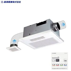 BF-532SJF 高須産業 TAKASU 浴室換気乾燥暖房機 BF-SJシリーズ 2室換気 ローコストタイプ 24時間換気対応 AC100V 送料無料