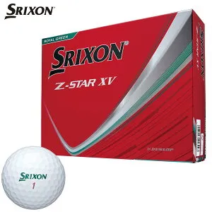 【10％割引クーポン＋P10倍以上♪】4/27まで ダンロップ SRIXON スリクソン Z-STAR XV ゼットスター エックスブイ ゴルフボール 1ダース （12球入り） ロイヤルグリーン [2025年モデル]