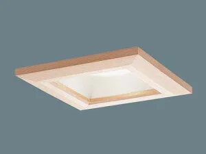 XAD1105VCB1 パナソニック 和風ダウンライト 白木 □100 LED 温白色 調光 拡散 (XLGB77536CB1 後継品)