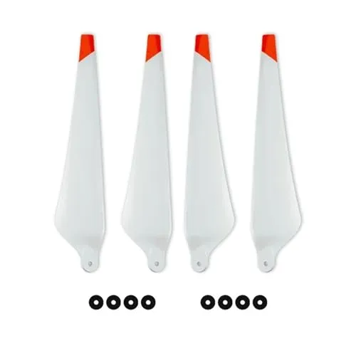 互換性がありますDJI Agras T30 に対応、ホワイト 3820 カーボンファイバープラスチックプロペラ、日焼け止め付き(2pcs CW and 2pcs CCW)