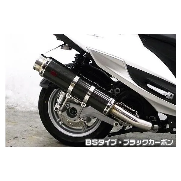 シグナスX SR（4型）EBJ-SEA5J GGタイプマフラー BSタイプ ブラックカーボン ASAKURA（浅倉商事）