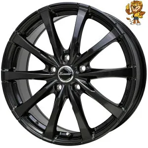 ホイールのみ1本 HOT STUFF Exceeder E08 (GGM) 19インチ 7.5J PCD：120/5H インセット：40 エクシーダー (トヨタ車平座ナット専用)