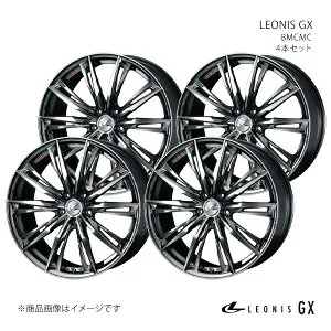 LEONIS GX インプレッサWRX STI GDB/ブレンボキャリパー E型～ アルミホイール 4本セット 0039359×4【17×7.0J 5-114.3 INSET42 BMCMC】
