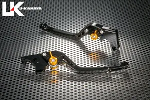 U-KANAYA ユーカナヤ GPタイプ アルミビレットレバーセット YZF-R6 YAMAHA ヤマハ ブレーキ・クラッチレバーセット ハンドル周辺パーツ ハンドル レバーカラー：ブラック / アジャスターカラー：