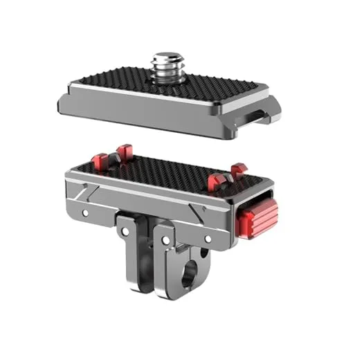 互換性がありますInsta360 X4/X3/Ace/Ace Pro/ONE X2対応 - マグネット式クイックリリースアダプターベース、三脚マウントプレートアクセサリー(Magnetic Adapter set)