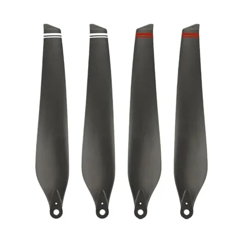 47インチ折りたたみ式ナイロンチップアップダウンプロペラCW CCW、XAG P80/P100/V40/V50ドローンブレード対応農業用ドローンアクセサリー(2pcs CW and CCW down)