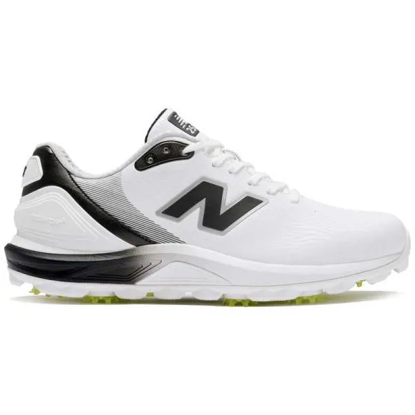 ニューバランス メンズ ゴルフシューズ Fresh Foam X 2500 v5 レース Lace WHITE with BLACK and SILVER METALLIC ［ 25.5cm］ UG2500C